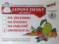 Lepové desky bílé - velké